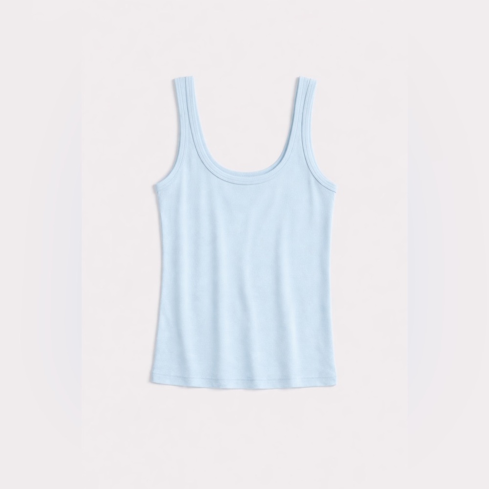 Abercrombie & Fitch Women’s Vintage Scoopneck Tank Light Blue 🩵 Size XS